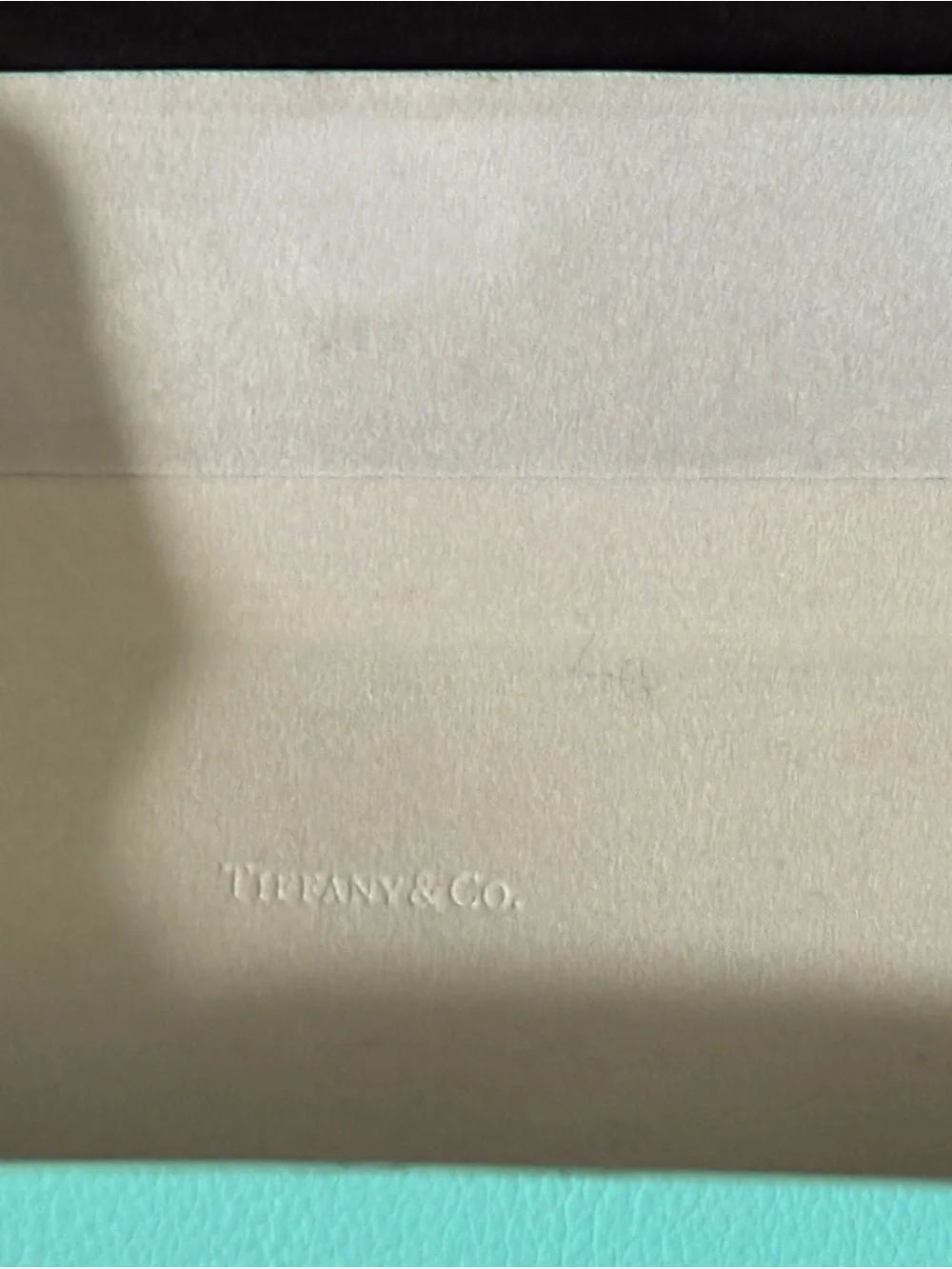 Tiffany & Co. Black Oval Reading Glasses with Tiffany Blue Case